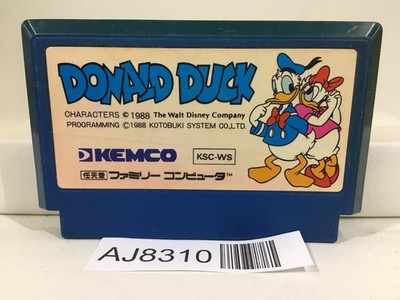 Donald Duck Nintendo Famicom NES Japan - AJ8310