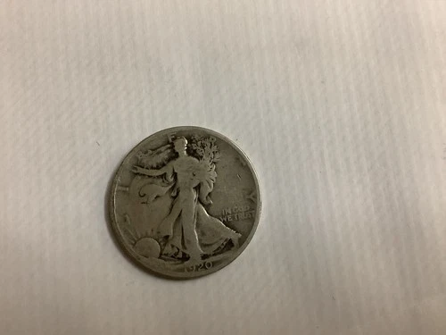 1920 VG/FINE WALKING Liberty Half, Nice Coin