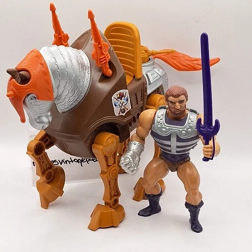 Vtg STRIDOR & FISTO Motu Masters Of The Universe He-Man Figure Complete Set 2