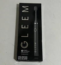 GLEEM P&G ELECTRIC TOOTHBRUSH BATTERY POWER BLACK WITH TRAVEL CASE FREE SHIPPING
