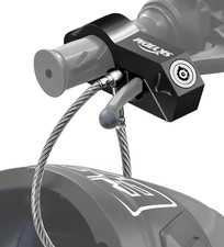 Motorcycle Lock Combo - Helmet and Brake Anti-Theft Grip for All Motorcycle, Bik