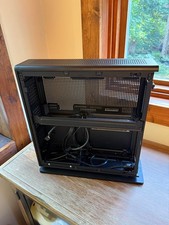 Fractal Design Ridge SFF mini ITX FD-C-RID1N-01 Case - FOR PARTS - MISSING PANEL