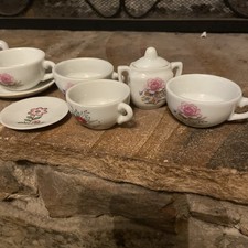 Vintage Miniature Japanese Tea Set - 12 Pieces - Children's