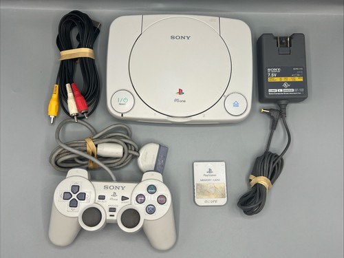 Official Sony PlayStation 1 PS1 Slim PSone Console With Controller ...