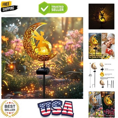 Solar Garden Lights Pathway Stake Lights Waterproof, Gift for Women Mom Grand...