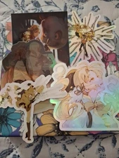 Mami Tomoe Holographic Stickers Lot X5 Puella Magi Madoka Magica Anime Girl