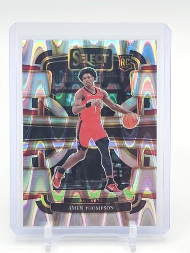 AMEN THOMPSON 2023-24 PANINI SELECT CONCOURSE TECTONIC PRIZM ROOKIE #96 Q2756