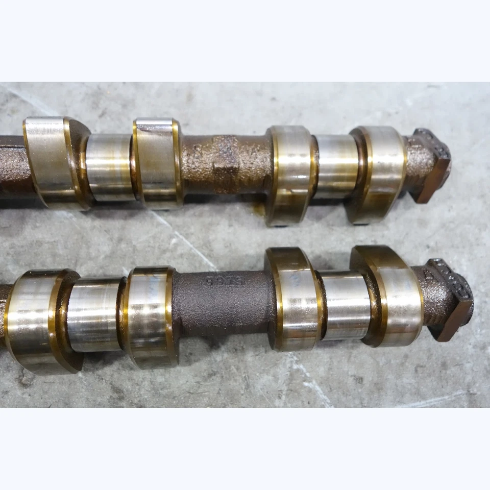 BMW E39 540i E38 740i M62 V8 1996-1998 banco juego de 2 árboles de levas admisión de escape OEM Foto 4 de 4