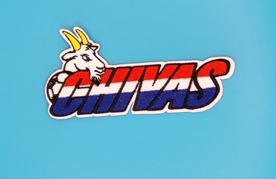CHIVAS DE GUADALAJARA Goat Embroidered Iron-On Patch/Parche LIGA MX Iron-On 4.5''