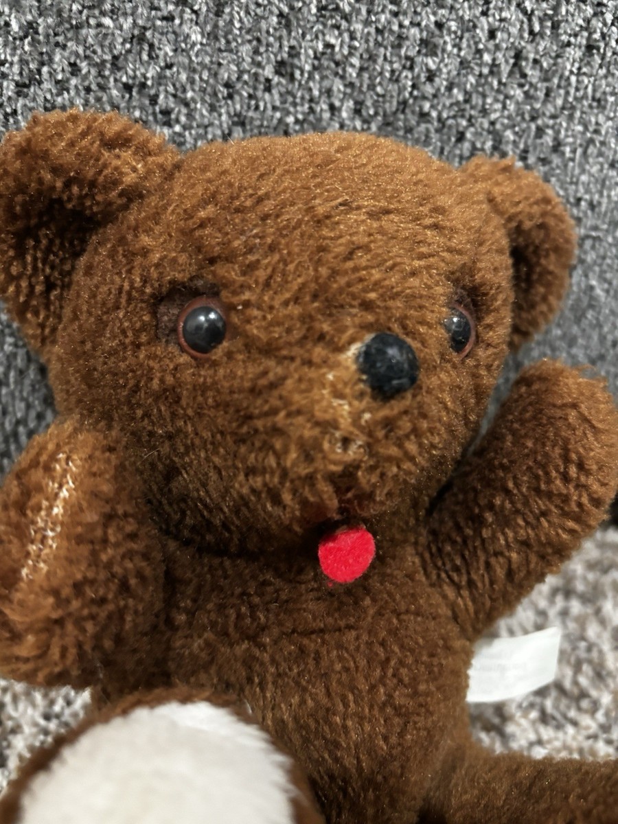 Vintage Knickerbocker Teddy Bear Brown Plush 7