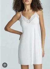 NWT Commando Womens Butter Lace Camisole tank White Medium GEO201 Size S