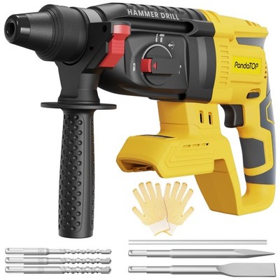 Hammer Drill 20v Brushless with Gloves Included