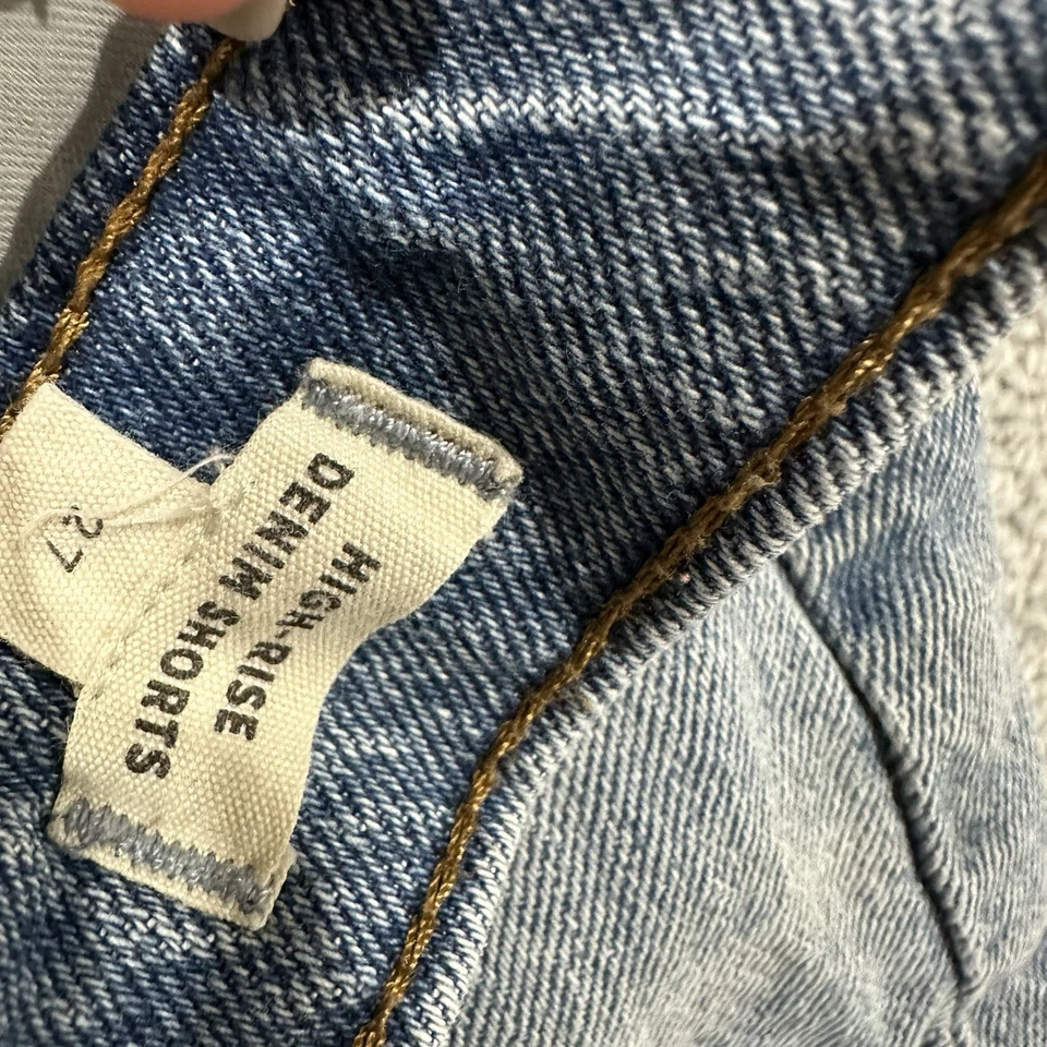 Pantalones Cortos Vaqueros Madewell Mujer 27 Azul Alto Rise Coast Vintage Y2K Foto 3 de 4