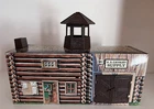 MARX FORT APACHE 1960’s CAVALRY SUPPLY TIN BUILDING-G/VG NEAR COMPLETE-MUST SEE