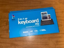 NIB Wireless Keyboard 2-in-1 Air Keyboard HQ, Works w/ Apple, Mac/PC, Android