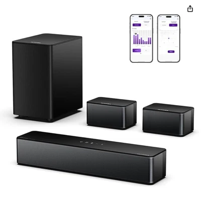 ULTIMEA Poseidon D60 soundbar Dolby Atmos, 410W Peak Power Surround Sound System