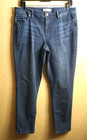 J Jill size 12 women's authentic fit slim leg cotton blend denim jeans — photo 1
