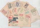 FRANCE 1953 *SPORTS* set on 6x official illustrated FDCs PARIS PREMIER JOUR cds