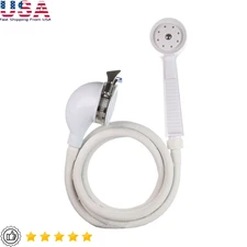 Portable Handheld Shower Head Bathtubs No Diverter Easy Install Bath Sprayer wit