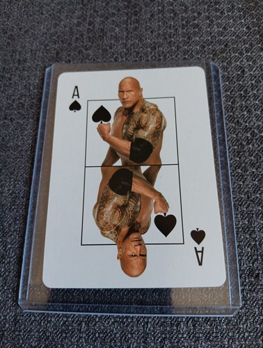 The Rock Dwayne Johnson Card  WRESTLEMANIA 41  WWE WCW AEW Rare Playing Card