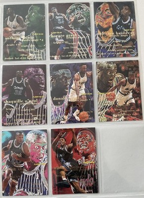Fleer 95-96 Orlando Magic Team Set Lot Shaquille O Neal Penny Hardaway 