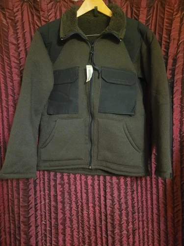 Us Military Brown Bear Cold Weather Fiber Pile Fleece Jacket Coat Medium New *5 - product listing photo