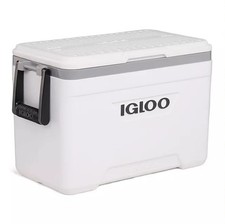 Igloo 25 QT Marine Ultra Ice Chest Cooler, White and Gray - Free Shipping.