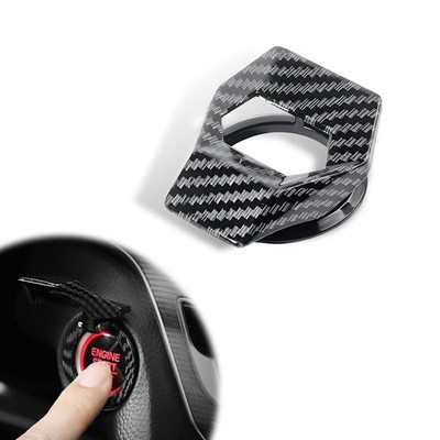 TOMALL Copripulsante Avviamento Auto Con Strass: Adesivo Decorativo Universale Per Pulsante Start/Stop, Cristallo Scintillante