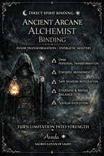 Ancient ARCANE ALCHEMIST BINDING - Direct Spirit Alignment •  Transformation