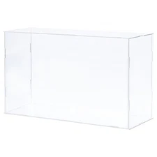 Acrylic Display Case Plastic Box Cube Storage Dustproof Showcase 41x16x25.5cm