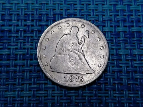 🇺🇸 USA Liberty Seated 20 cents VG KM-109  Silver .900 Coins 012926-2