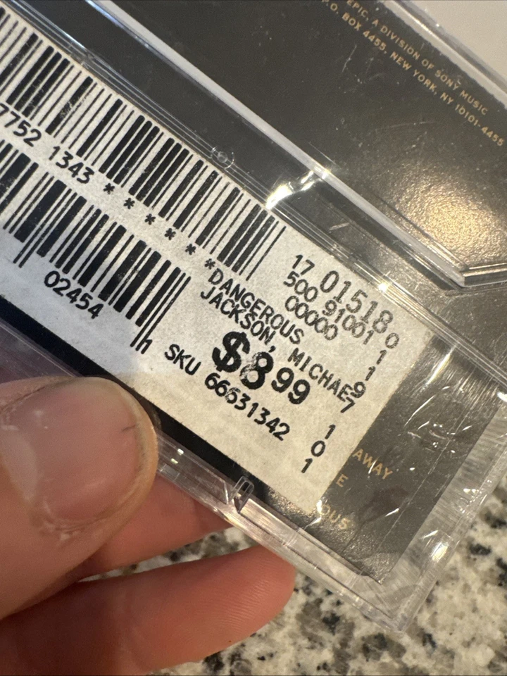 Dangerous by Michael Jackson BRAND NEW Sealed Cassette Tape, Black Or White - Image 3 of 4