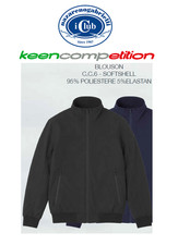 Nazareno Gabrielli GIUBBINO UOMO GIUBBOTTO IN TESSUTO SOFTSHELL DI COLORE NERO