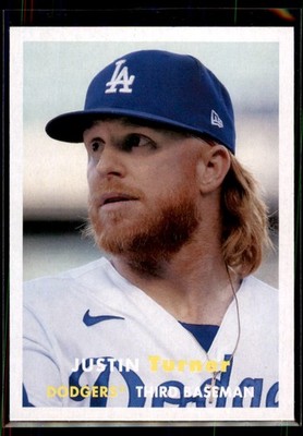 2021 Topps Archives Justin Turner #44 Los Angeles Dodgers