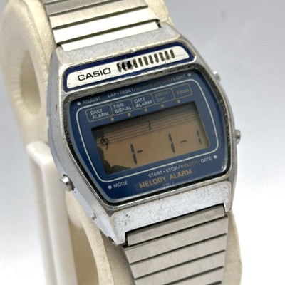 Casio Melody Alarm M-521 Quartz 407 Vintage Men's Watch | eBay