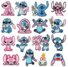 LILO & STITCH - YOU PICK - Embroidered Iron-On Patches