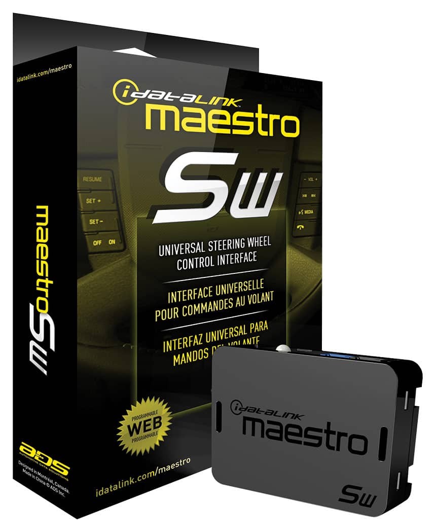 Maestro - Универсальный аналоговый интерфейс рулевого колеса - Черный 10190₽