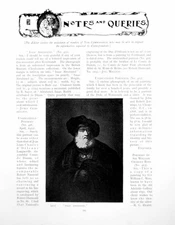 Old Print Notes Queries Isaac Abrabanel Unidentified PortraitsPage 1922