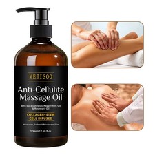Anti Cellulite Massage Oil Infused with Collagen and Stem Cell Skin Tightening