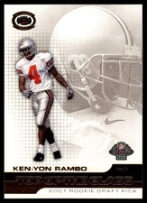 2001 Pacific Dynagon Ken-Yon Rambo  #17 Ohio State Buckeyes Football Card