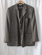 Versini Silk Wool Blazer Sports Jacket 48R Brown