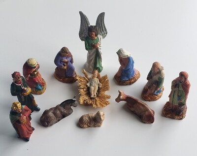 Vintage NATIVITY SET HANDMADE DURSO Made in Belgium 