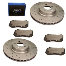 Mercedes S-Klasse Coupe C216 CL 500 Bremsen Set VORNE Bremsscheiben + Bel&auml;ge