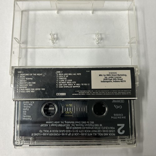 Kiss Alive III Cassette 1993 BMG Direct Mercury NO BAR CODE - Picture 2 of 2