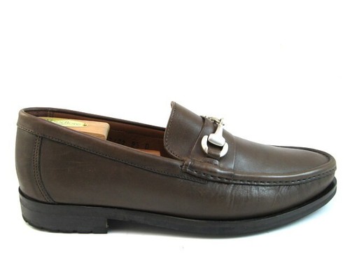 Allen Edmonds "Arezzo" Men's Leather Italian Bit Loafers 9.5 D Brown (445N) - Picture 10 of 11