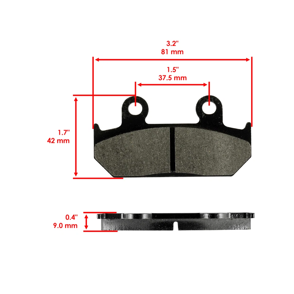 Pastillas de freno delanteras para Honda CBR600F 1987-1990 / CBR600F2 Super Sport 1991-994 Foto 2 de 4