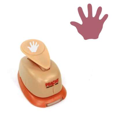 Motivstanzer klein Hand 15 mm Pracht Creatives Hobby Motivlocher, Papierstanz...