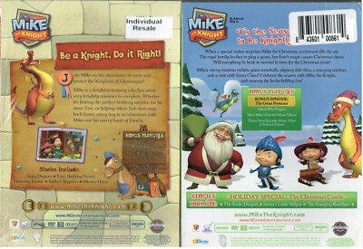 その他 Knight Treasures: Live & More [DVD] Mike the Knight ** Mike's Christmas Surprise ! & Knight in
