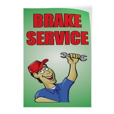 Door Decals Vertical Vinyl Stickers Multiple Sizes Brake Service Green Car Vinyl