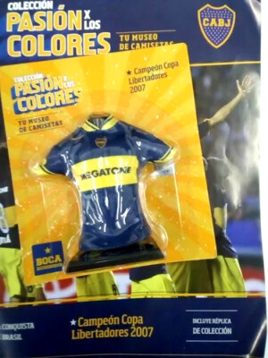 BOCA JUNIORS LIBERTADORES CUP CHAMPION 2007 Plastic Jersey PASION